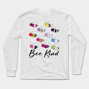 Bee LGBT Pride Bee Kind Long Sleeve T-Shirt